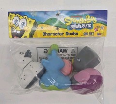 Spongebob Squarepants Ducks Set Of 3 NEW Doodlebob Gary Pearl Jeep Rubber Ducks