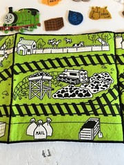 2000 Thomas & Friends Felt Play Mat Britt Allcroft Thomas Limited Train Playset