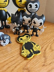 Bendy & the Ink Machine PVC Figure Lot PhatMojo Meatly Games Alice Angel Bendy
