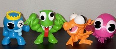 PhatMojo Rainbow Friends Blue, Green, Orange And Pink Lot Of 4 2.5″