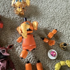 FNAF Funko Action Figure Lot For Parts Marionette Foxy Pigpatch Orville Mixed