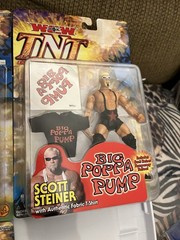 WCW Action Figure TNT T-Shirts ‘N Tattoos Complete Set Of 4 Sealed Vampiro 2000