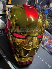 Autoking Iron Man Mk5 1:1 Helmet Wearable Voice-control Mask Cosplay Party Gift
