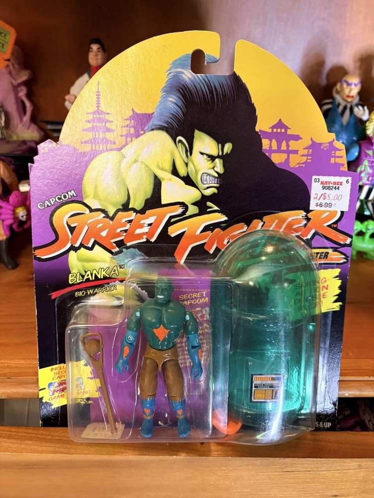 Vintage 90’s Street Fighter The Movie Blanka Action Figure Capcom Bio Warrior