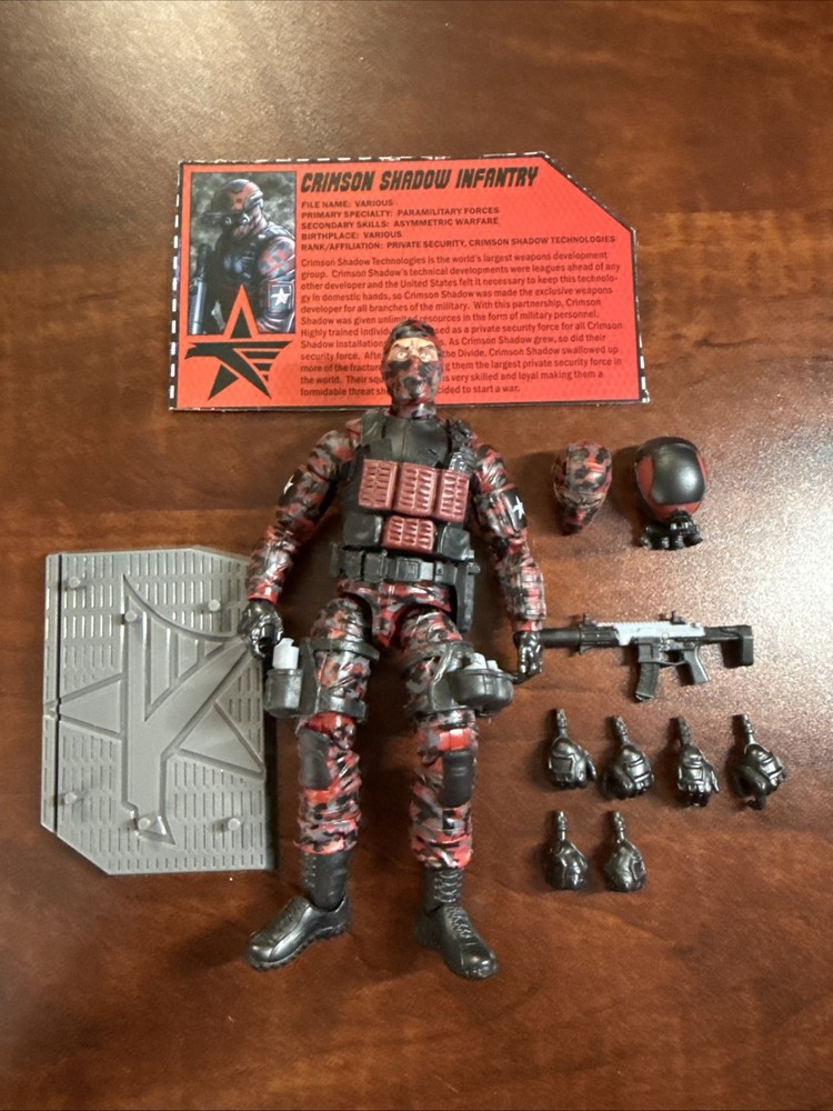 Valaverse Action Force Crimson Shadow Infantry 100% Computer