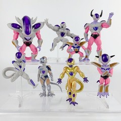 8pcs Dragon Ball Z Frieza Figure Set Third Form PVC Action Model Toy Gift