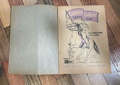 1956 Buster Crabbe Captain Gallant Coloring Book Tarzan Buck Rogers Flash Gordon
