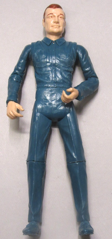 1966-67 Marx #2090 MIKE HAZARD DOUBLE AGENT Spy 12″ nude doll au1