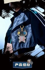 Authentic Fuggler Alley Cats Series Blind Box Plush Keychain Ugly Cute Charm