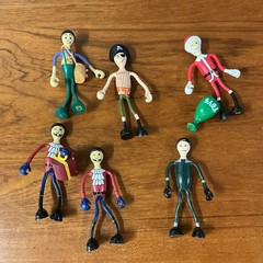 VTG Lot of 15 Character Dynamics Ltd CD Bendable Figures 1970s 1980s Toys Retro