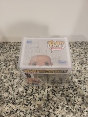 Black Adam 1232 Comic Con FUNKO POP Movies SIGNED by Bob Carter in Silver