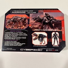 Creative Beast Cyberzoic A.L.T. Class Razorhound Fire Clan Converting Armor 1:18