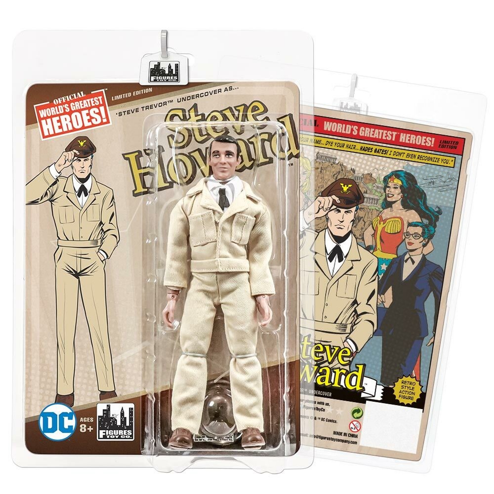 DC Comics Retro 8 Inch Action Figure Series: Steve Trevor [Undercover Variant]