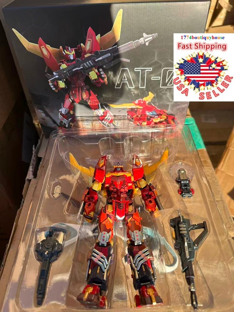 NEW AUTOBOT AT-01 Hot Rod Rodimus Repair Edition Transformation Alloy TOY USA 9″