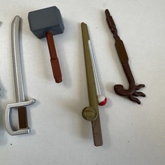 Roblox Weapons Accessories Lot 8pc Swords Hammer, See Pics