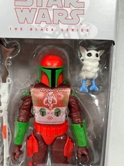 Hasbro Star Wars Mandalorian Warrior Holiday Edition Black Series NEW/SEALED