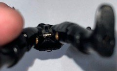 VTG Hasbro 1983 G.I. Joe Snake Eyes-Swivel Arm-Figure w/Battle Gear Uzi-LOOK!