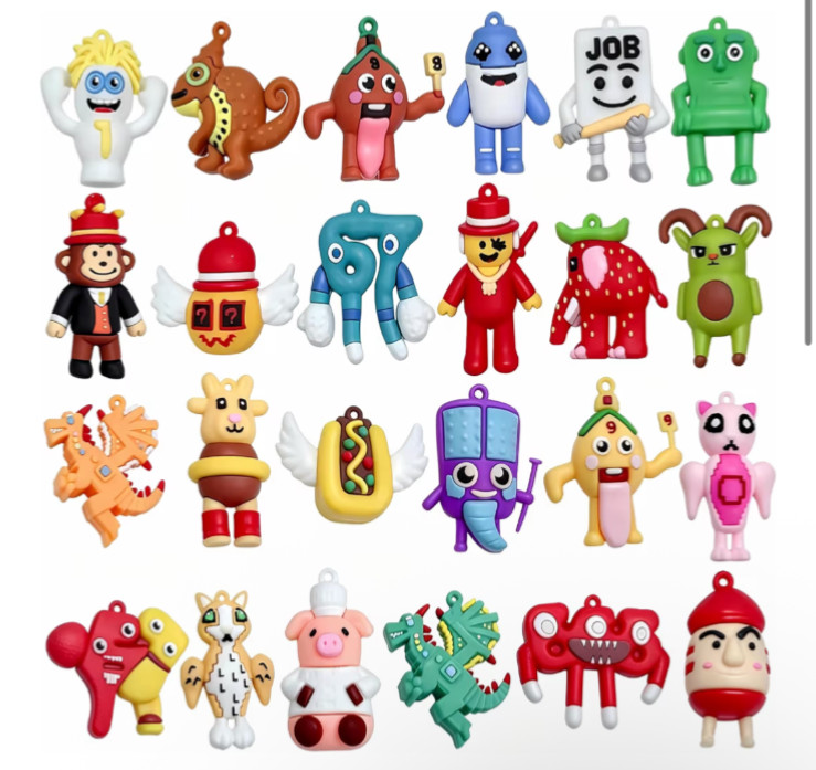 24PCS Steal Brainrot Figure Set – Italian Brainrot Character Display Collectio