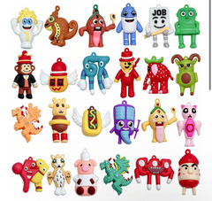 24PCS Steal Brainrot Figure Set – Italian Brainrot Character Display Collectio