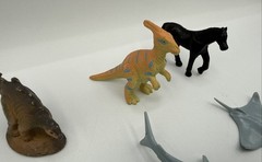 Lot Of Plastic Rubber Metal Dinosaur Shark Figures ANIMALS & OTHER Toys Vintage