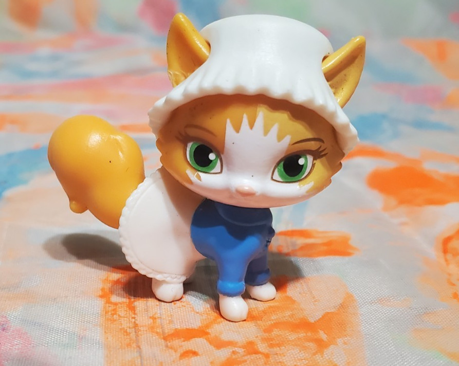 Disney Whisker Haven Tales Figure ~ TILLIE Orange Kitten Cat ~ Tutu Tailor