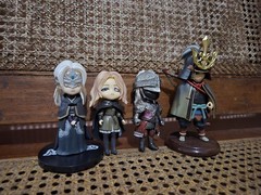 Elden Ring Raging Wolf & Melina + Dark Souls Fire Keeper + Sekiro Genichiro Lot