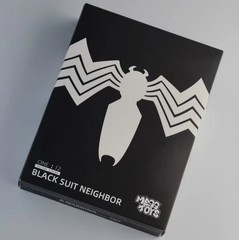 Hot-New Mess Toys Black Suit Neighbor Spider-Man Symbiote Figure fast shipping