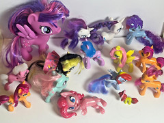 My Little Pony Ponies LOT OF 15 Hasbro MIXED YEARS and SIZES 2016 2021 MLP