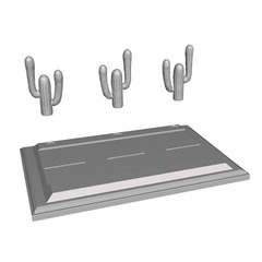 Wile E. Coyote and the Road Runner 3D Printed DIY Model kits