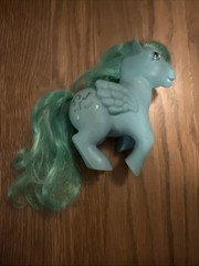 Lot Of 6 Vintage 1980s My Little Pony Toys, G1 Unicorns Pegasus