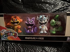 Poppy Playtime Smiling Critters Minifigure 4-Pack Dogday Catnip Hoppy Craftycorn