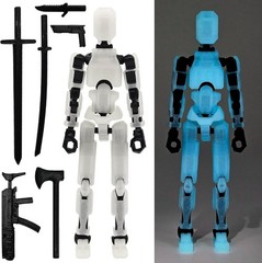 High-Quality 3D Printed T13 Action Figure – Stunning Glow-in-the-Dark Display