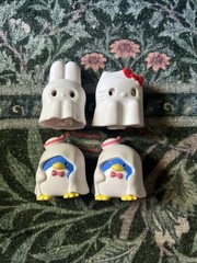 Sanrio Hello Kitty Characters Ghost Cosplay Figures 4 Pcs Lot
