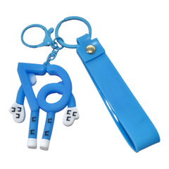 Brain Rot Blue 67 Keychain No. 67 Keychain Bag Purse Zipper Charm New Free Ship