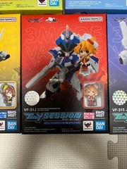 Macross Tiny Session 3-Stage Transformation Valkyrie 7-Model Set