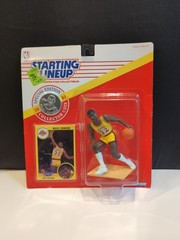 JORDAN MAGIC BIRD 1991 KENNER STARTING LINEUP NEW IN BOX WITH COLLECTOR COIN