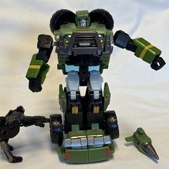 Transformers Universe Deluxe Class Hound & Ravage Hasbro 2008 Complete