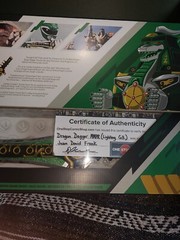 Dragon Dagger Lightning Collection Signed By Jason David Frank With COA