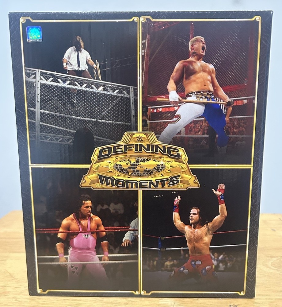 WWE DEFINING MOMENTS EMPTY BOX NO FIGURES BOX ONLY BRET SHAWN CODY MANKIND 2023