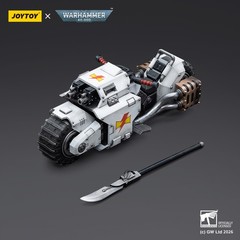 HIPLAY JOYTOY White Scars Tactical Legionary / Raider-pattern Combat Bike 1/18