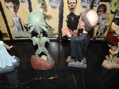 UNIVERSAL MONSTERS BOBBLEHEADS COMPLETE SET 7 NECA 2006 CREATURE PHANTOM MUMMY +