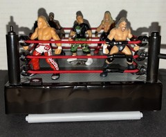WWE Micro Aggression Mini Jakks Pacific Wrestlers Lot Of 5 W/ Ring DX /John Cena