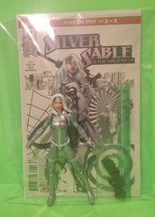 Marvel Legends SILVER SABLE from KINGPIN BAF WAVE + GREAT COMIC SILVER SABLE #36