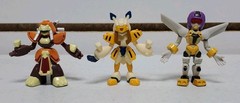 Medabots Figure Lot w/Cards, Dice & Posters – Samurai, Warbandit, Phoenix & More