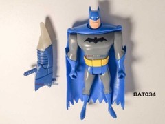 BATMAN with firing Bat Launcher blue variant animated NEW BATMAN Adventures