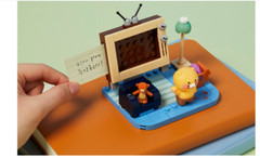 Kakao Friends Desk Mini Photo Brick Figure Choonsik Note Stand Office Organizer
