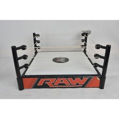 WWE Mattel RAW Full-Scale Wrestling Rings Lot of 2 2013 2017 for Action Figures