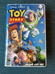 SDCC 2026 Monogram Toy Story Exclusive Deluxe Gift Set Clip VHS Clamshell