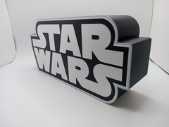 Retro Star Wars the original logo lightbox sign for vintage Star Wars display