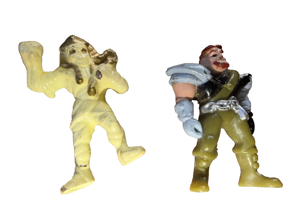 Vintage Pair 1990’s Mighty Max Mini Figures MUMMY & NORMAN